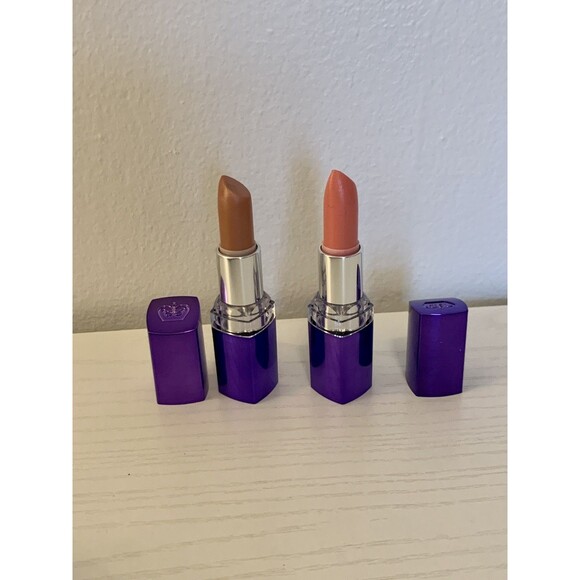 Rimmel 2x Moisture Renew Lipstick Set 140 Dreamy 235 Star Pink NWOB Damaged Tip - Picture 1 of 10